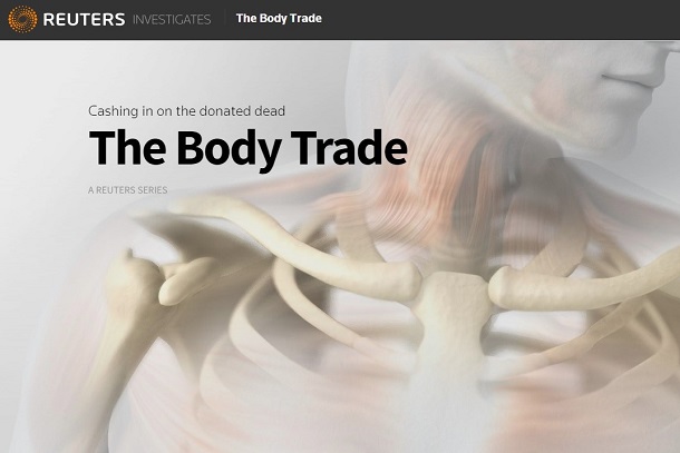 Журналісти Reuters купили частини людських тіл для розслідування